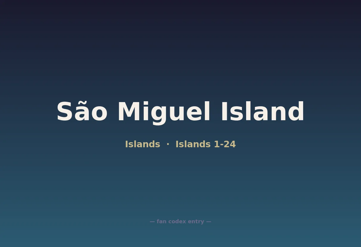 São Miguel Island