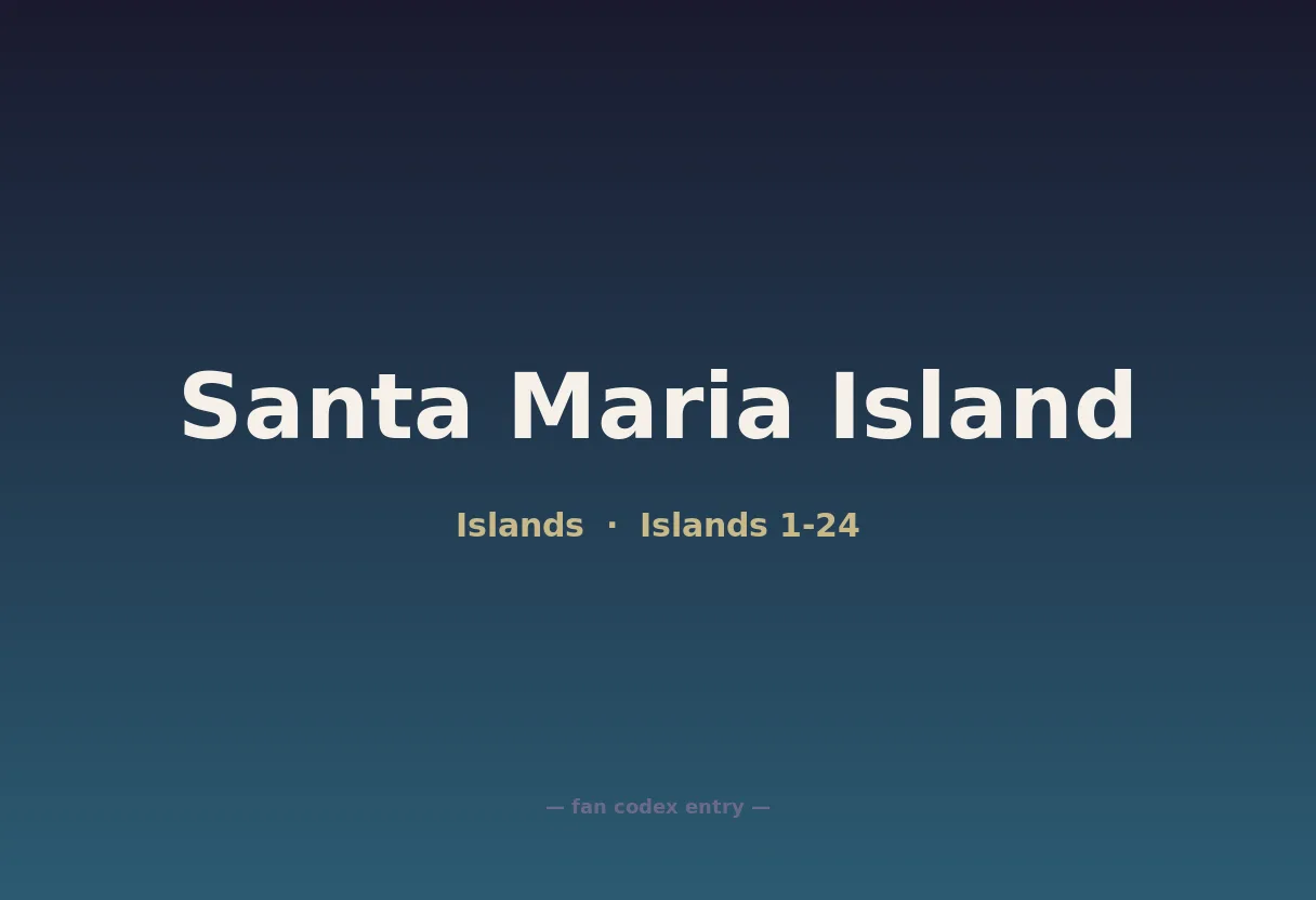 Santa Maria Island